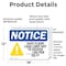 Signmission Safe Floor Load Limit Not To Exceed Custom, 18 in W x Rectangle, Vinyl Decal OS-2PACK-NS-D-1218-L-16504 - alternate 5